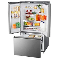 Hisense 36" 26.6 Cu. Ft. French Door Refrigerator with Water Dispenser (RF266C3FSE) -Stainless Steel