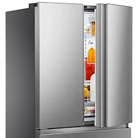 Hisense 36" 26.6 Cu. Ft. French Door Refrigerator with Water Dispenser (RF266C3FSE) -Stainless Steel