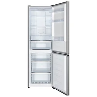 Réfrigérateur à congélateur inférieur à profondeur de comptoir 10,8 pi³ 24 po de Hisense (RB12A2CSE) - Titane