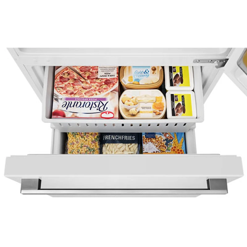 Réfrigérateur à congélateur inférieur à profondeur de comptoir 17,2 pi³ 32 po de Hisense (RB17A2CWE) - Blanc