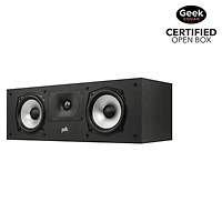 Open Box - Polk Audio Monitor XT30 200-Watt Center Channel Speaker - Midnight Black
