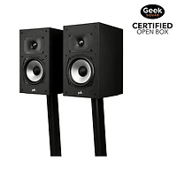 Open Box - Polk Audio Monitor XT20 200-Watt Bookshelf Speaker - Pair - Midnight Black