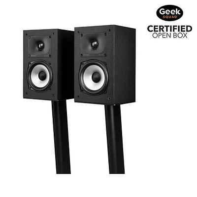 Boîte ouverte - Haut-parleur d'étagère de 150 W Monitor XT15 de Polk Audio - Paire - Noir minuit