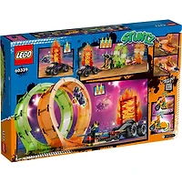 LEGO City Stuntz : L'arène de cascades double boucle - 598 pièces (60339)