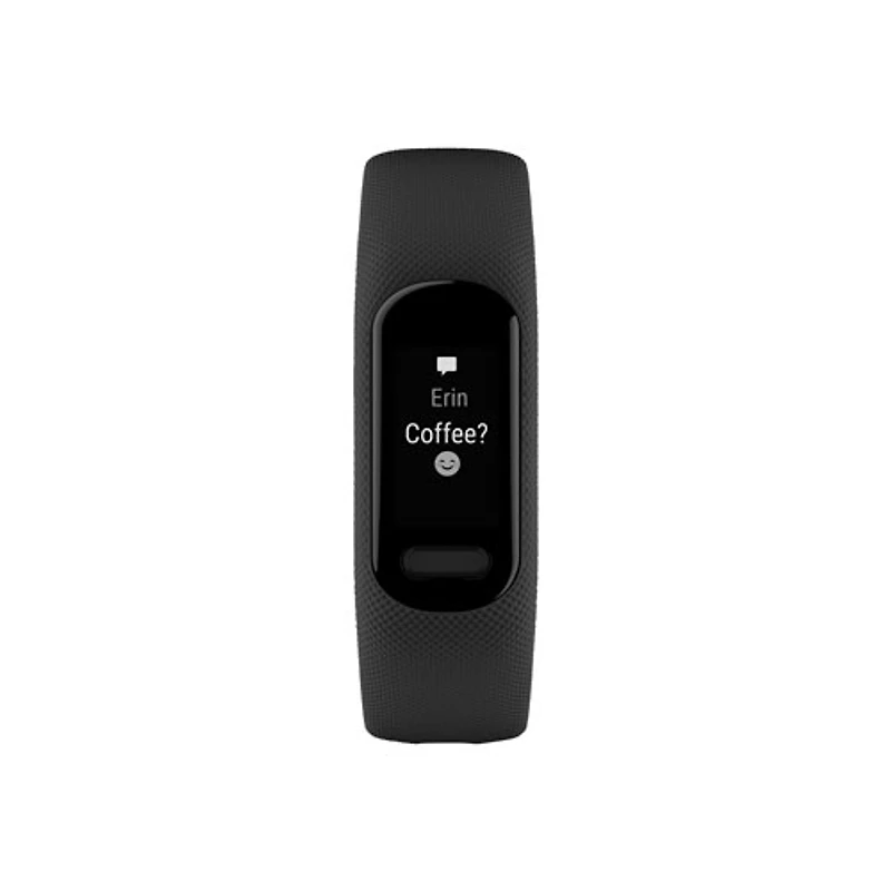Moniteur de mise en forme et de fréquence cardiaque vivosmart 5 de Garmin - Grand - Noir