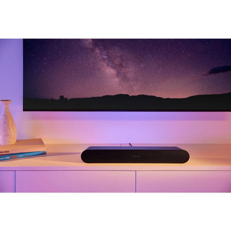 Barre de son tout-en-un Ray de Sonos pour téléviseur et musique - Noir