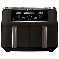 Friteuse à air chaud 4-en-1 Dual Zone Foodie de Ninja - 9,46 kg/10 pte - Noir - Exclusivité Best Buy