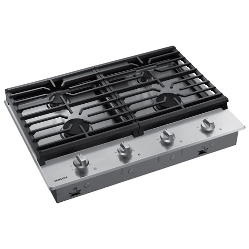 Surface de cuisson au gaz de 30 po à 4 brûleurs de Samsung (NA30R5310FS/AA) - Acier inoxydable