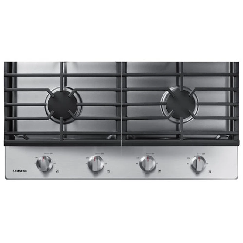 Surface de cuisson au gaz de 30 po à 4 brûleurs de Samsung (NA30R5310FS/AA) - Acier inoxydable