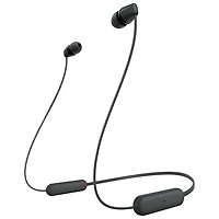Écouteurs boutons Bluetooth WIC100 de Sony - Noir