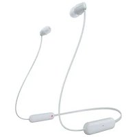 Écouteurs boutons Bluetooth WIC100 de Sony - Blanc