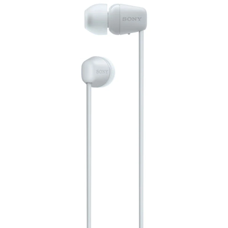 Écouteurs boutons Bluetooth WIC100 de Sony - Blanc