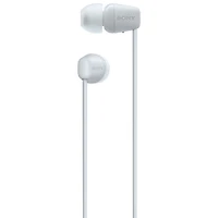 Écouteurs boutons Bluetooth WIC100 de Sony - Blanc