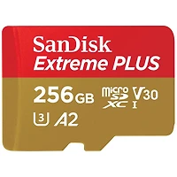 Carte mémoire microSD Go 200 Mo/s Extreme Plus de SanDisk