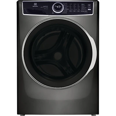 Laveuse à vapeur à chargement frontal haute efficacité de 5,2 pi³ d'Electrolux (ELFW7637AT) - Gris - Boîte ouverte - Parfait état