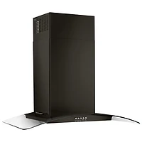 Hotte murale de 36 po de Whirlpool (WVW51UC6HV) - Inox noir - Boîte ouverte - Parfait état