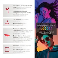 Mobifoto Mobilite Mark III 12" RGB LED Ring Light (MOBIRL12R3)