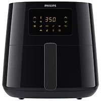 Friteuse à air chaud connectée Essential XL de Philips - 1,2 kg/6,5 pte - Noir