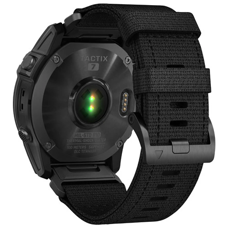 Montre intelligente multisport Bluetooth de 51 mm tactix 7 Standard Tactical de Garmin - Noir