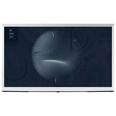 Samsung The Serif 55" 4K UHD HDR QLED Tizen Smart TV (QN55LS01BAFXZC) - 2022 - Cloud White