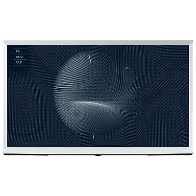 Samsung The Serif 43" 4K UHD HDR QLED Tizen Smart TV (QN43LS01BAFXZC) - 2022 - Cloud White