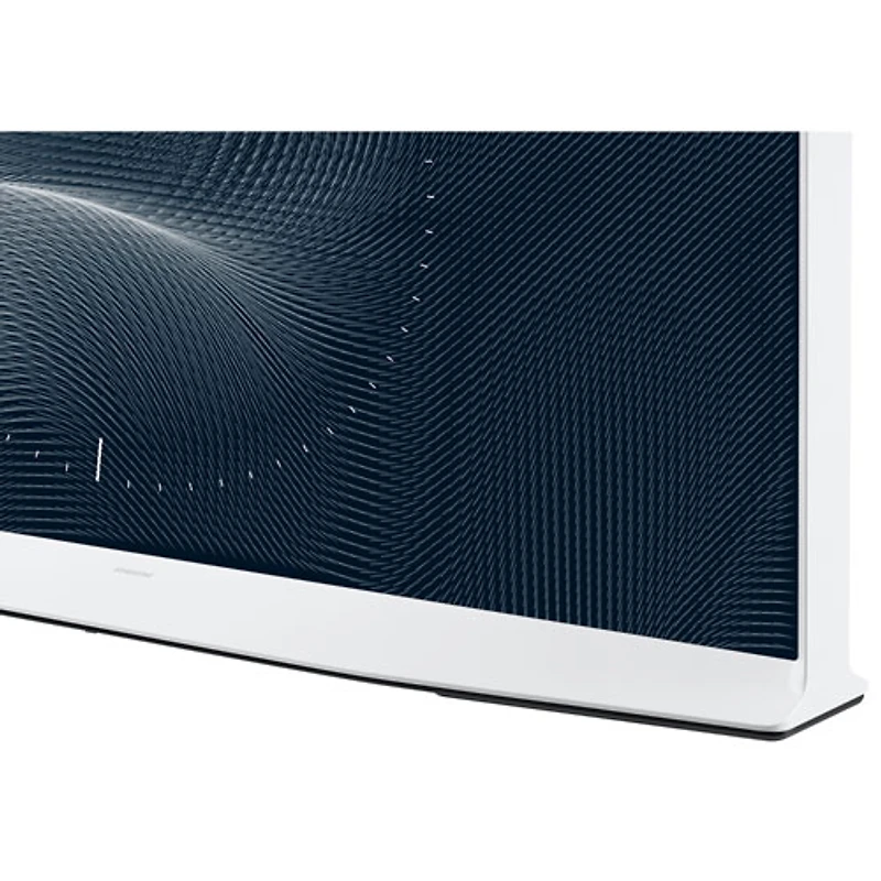 Samsung The Serif 43" 4K UHD HDR QLED Tizen Smart TV (QN43LS01BAFXZC) - 2022 - Cloud White