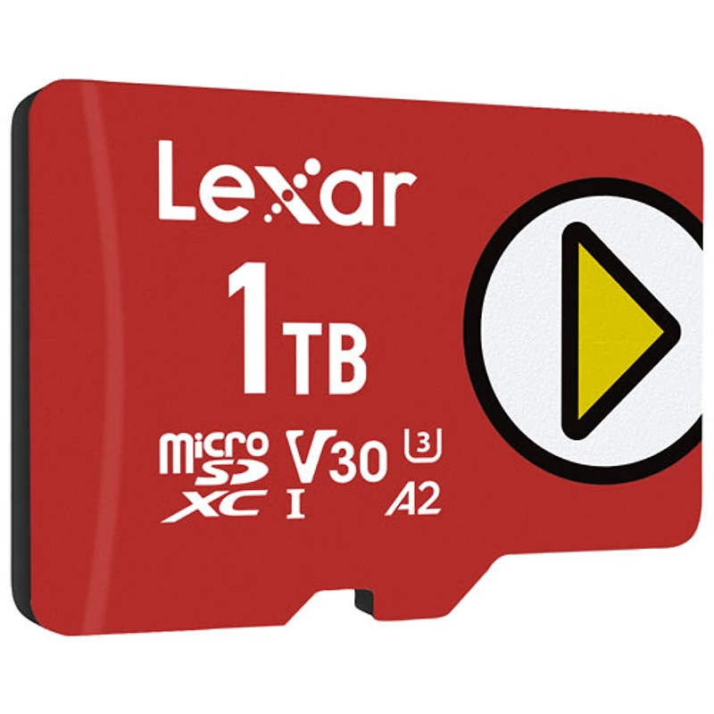Carte mémoire microSD Play de 150 Mo/s et 1 To de Lexar