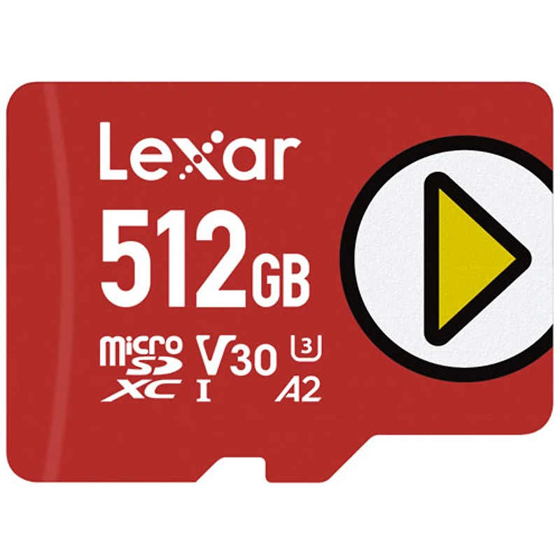 Carte mémoire microSD Play de 150 Mo/s et Go de Lexar