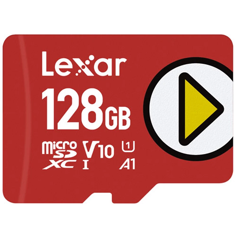 Carte mémoire microSD Play de 150 Mo/s et 128 Go de Lexar