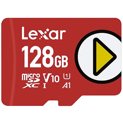 Carte mémoire microSD Play de 150 Mo/s et 128 Go de Lexar