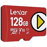 Carte mémoire microSD Play de 150 Mo/s et 128 Go de Lexar