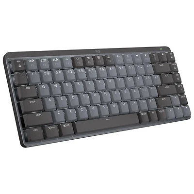 Logitech MX Mechanical Mini Wireless Compact Backlit Tactile Keyboard - Graphite