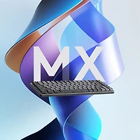 Clavier mécanique à clic rétroéclairé compact sans fil MX Mini de Logitech - Graphite