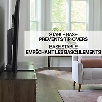 Support de table pivotant de Sanus Systems pour téléviseur de 40 à 86 po - Noir