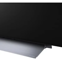 LG 65" 4K UHD HDR OLED webOS Evo ThinQ AI Smart TV (OLED65C2PUA) - 2022 - Dark Titan Silver