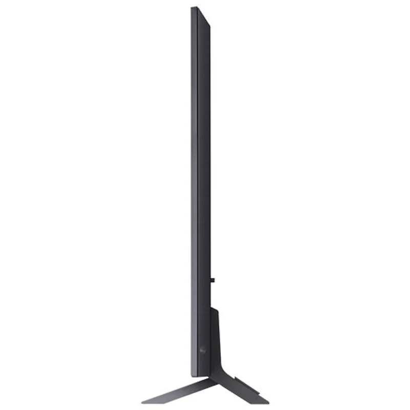 Téléviseur intelligent webOS HDR QNED UHD 4K de 86 po de LG (86QNED85UQA) - 2022 - Argenté titane foncé/Bleu cendré