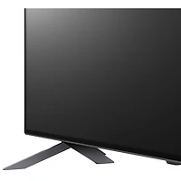 Téléviseur intelligent webOS HDR QNED UHD 4K de 86 po de LG (86QNED85UQA) - 2022 - Argenté titane foncé/Bleu cendré