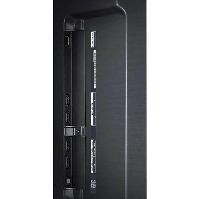 Téléviseur intelligent webOS HDR QNED UHD 4K de 55 po de LG (55QNED85UQA) - 2022 - Argenté titane foncé/Bleu cendré