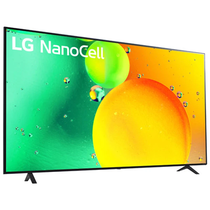LG NanoCell 70" 4K UHD HDR LED webOS Smart TV (70NANO75UQA) - 2022 - Ashed Blue - Only at Best Buy