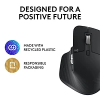 Souris sans fil MX Master 3S de Logitech - Noir