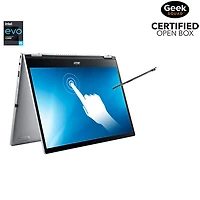 Boîte ouverte - Portable tactile 2-en-1 13,3 po Spin d'Acer (Evo i5-1135G7 d'Intel/SSD 512 Go/RAM 8 Go/Win 11)