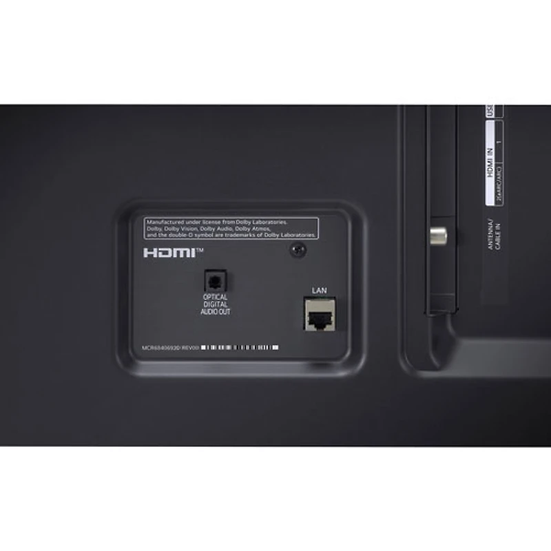 Téléviseur intelligent webOS HDR DEL UHD 4K de 70 po de LG (70UQ7590PUB) - 2022 - Fer gris foncé