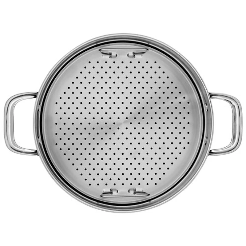 Panier cuit-vapeur de 26 cm en acier inoxydable pour poêle Bistro de Scanpan - Argenté