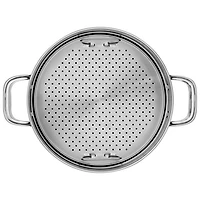 Panier cuit-vapeur de 26 cm en acier inoxydable pour poêle Bistro de Scanpan - Argenté