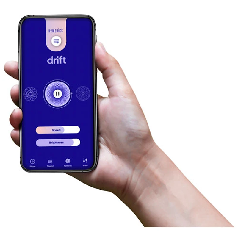 Table de sable cinétique de 16 po Drift Sandscape de HoMedics - Noir