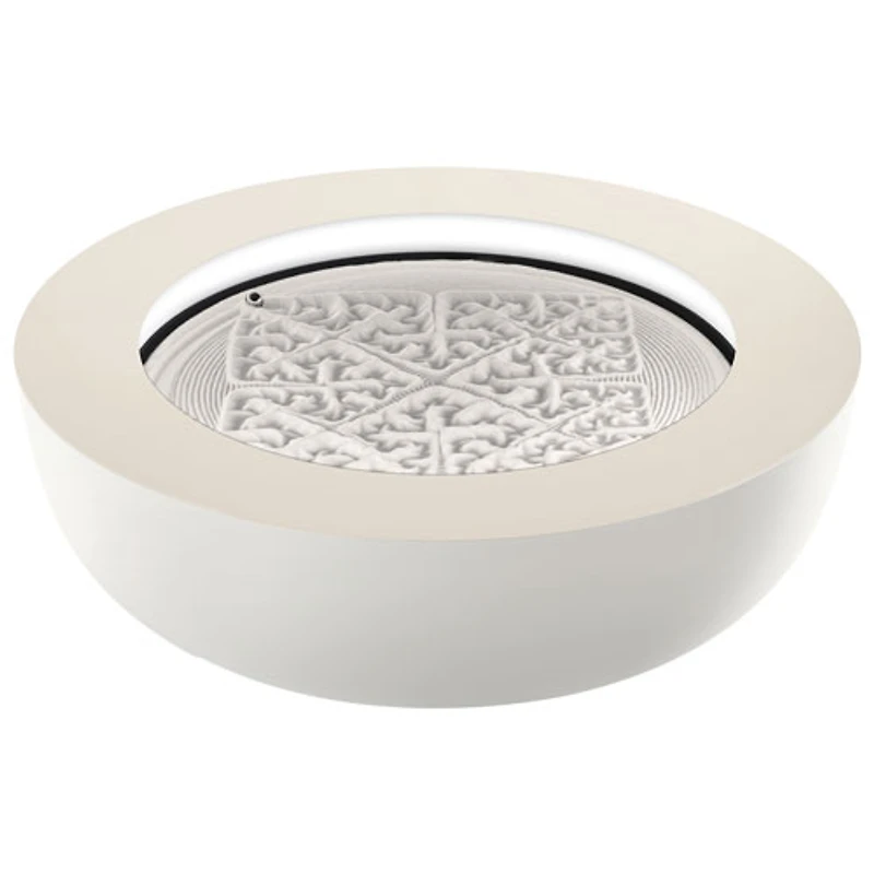 Table de sable cinétique de 21 po Drift Sandscape de HoMedics - Crème