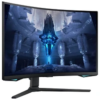 Samsung 32" 4K UHD 165Hz 1ms GTG Curved VA LED FreeSync Gaming Monitor (LS32BG752NNXGO) - Black