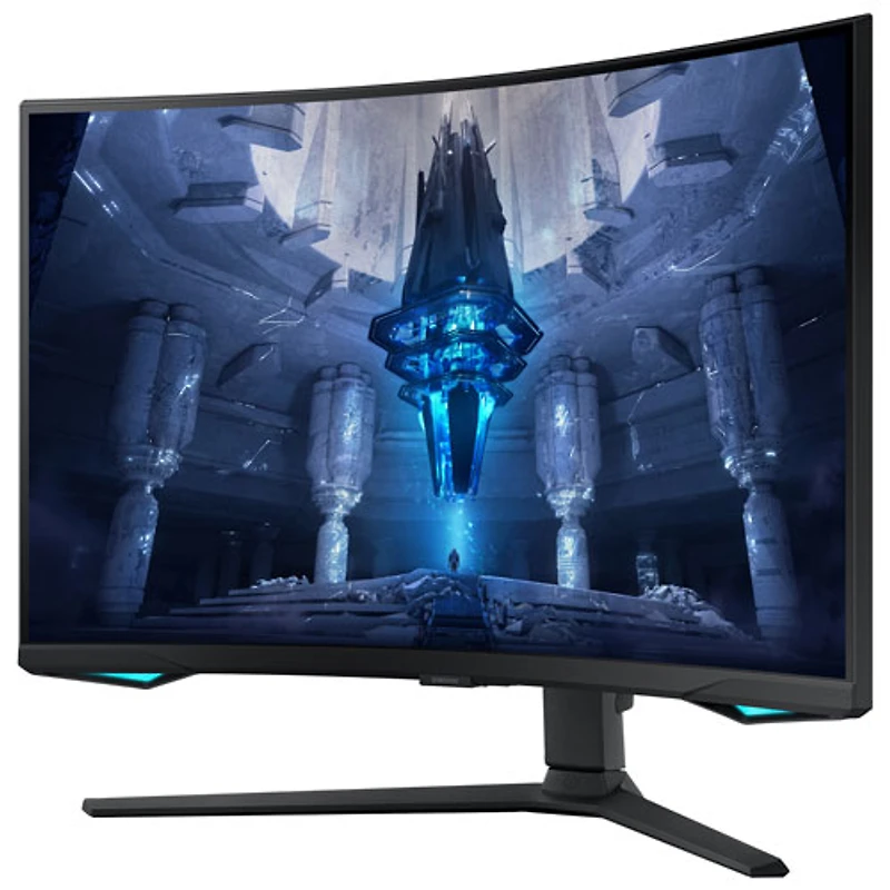 Samsung 32" 4K UHD 165Hz 1ms GTG Curved VA LED FreeSync Gaming Monitor (LS32BG752NNXGO) - Black