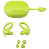 JLab GO Air Sport In-Ear True Wireless Earbuds - Neon Yellow
