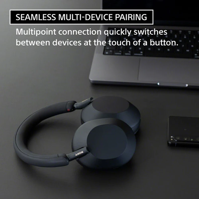 Sony WH-1000XM5 Over-Ear Noise Cancelling Bluetooth Headphones - Black